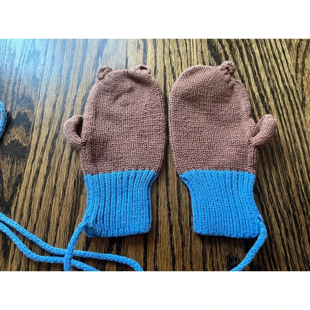 Hanna Andersson Cotton Bear Mittens (2-5Y)